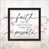 Faith Does Not Make Things - Wood Plaque